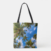Tropical Beaches | Palm Trees on Blue Sky トートバッグ (裏面)