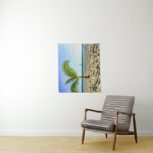 Tropical Beaches | Sailboat, Palm Tree, Aruba タペストリー (インサイチュ)