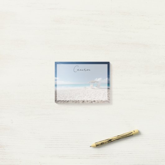 Tropical Beaches | Sandy Beach, Anguilla ポストイット (デスク上)