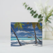 Tropical Beaches | Sandy Beach, Maldives ポストカード (スタンド正面)