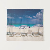 Tropical Beaches | Tropical Beach Anguilla タペストリー (正面(横))