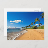 Tropical Beaches | Wailea, Maui, Hawaii ポストカード (正面/裏面)