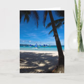 Tropical Beaches | White Beach Boracay Philippines カード (正面)