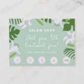 Tropical Beauty Loyalty Card エンクロージャーカード (正面)