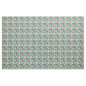 Tropical Bird of Paradise Floral Pattern ファブリック (ヤード)