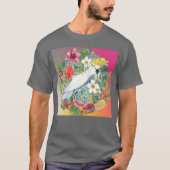 Tropical Bird retro Tシャツ (正面)