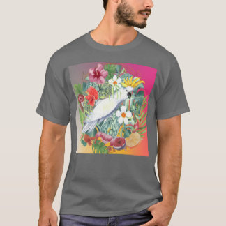 Tropical Bird retro Tシャツ