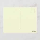 Tropical Birds Botanical Illustration ポストカード (裏面)