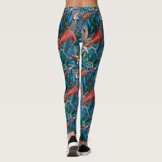 Tropical birds Leggings レギンス (裏面)