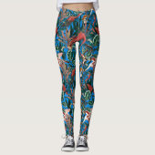 Tropical birds Leggings レギンス (正面)