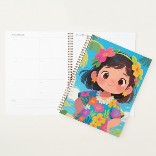 Tropical Bloom Dreams Planner プランナー手帳 (ディスプレー)
