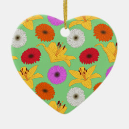 Tropical Blossom セラミックオーナメント