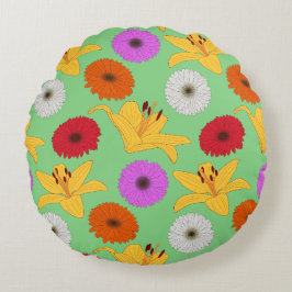 Tropical Blossom ラウンドクッション