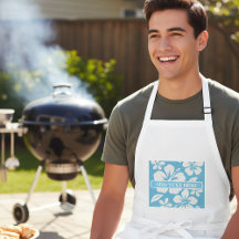 Tropical Blue Beach Flowers