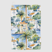 Tropical Blue Mediterranean   ゴルフタオル (正面)