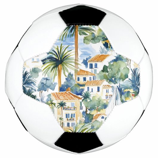 Tropical Blue Mediterranean   サッカーボール (正面)
