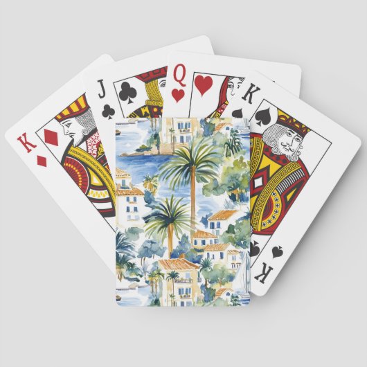 Tropical Blue Mediterranean   トランプ (裏面)