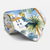 Tropical Blue Mediterranean ネクタイ (ロール)