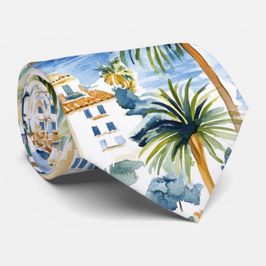 Tropical Blue Mediterranean  ネクタイ (ロール)
