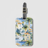 Tropical Blue Mediterranean   ラゲッジタグ (正面縦)