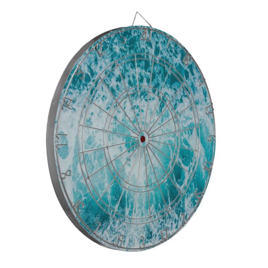 Tropical Blue Ocean Waves ダーツボード (正面左)