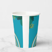 Tropical blue teal 紙コップ (左)