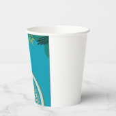 Tropical blue teal 紙コップ (左)