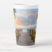 Tropical boardwalk Latte Mug 17oz カフェラテマグ (正面)