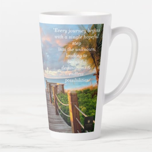 Tropical boardwalk Latte Mug 17oz カフェラテマグ (右)