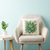Tropical Boho Throw Pillow Cover クッション (椅子)