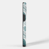 Tropical Botanical Green Monsteras iPhoneケース (右側面)