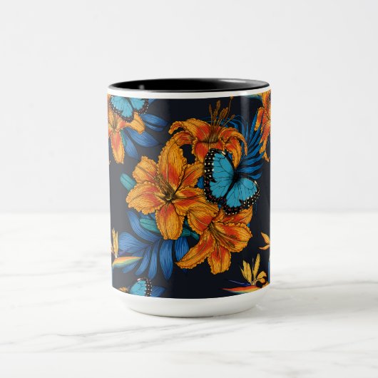Tropical bouquet マグカップ (中央)