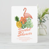 Tropical Bridal Shower 招待状 (スタンド正面)