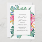 Tropical Bridal Shower Invitations 招待状 (正面)