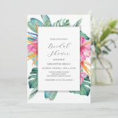 Tropical Bridal Shower Invitations 招待状 (スタンド正面)
