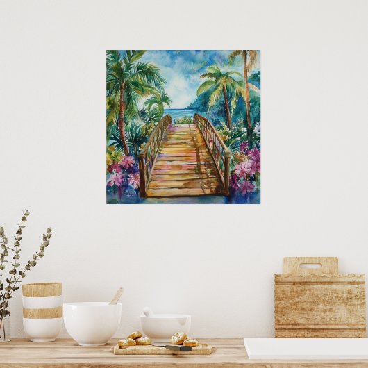 Tropical Bridge ポスター (キッチン)