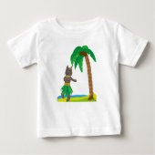 Tropical cat ベビーTシャツ (正面)