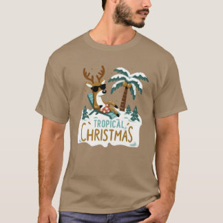 Tropical Christmas boy Tシャツ