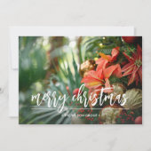 Tropical Christmas Business Logo シーズンカード (正面)