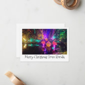 Tropical Christmas Card ノートカード (正面/裏面インサイチュ)