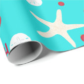 Tropical Christmas Dog Wrapping Paper Roll ラッピングペーパー (ロールコーナー)