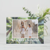 Tropical Christmas Photo シーズンカード (スタンド正面)