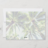 Tropical Christmas Photo シーズンカード (裏面)