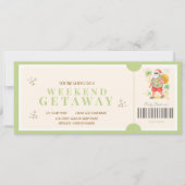 Tropical  Christmas Weekend Getaway Voucher カード (正面)
