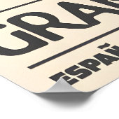 Tropical Coastal Art Print, Palm Tree Bay, Retro ポスター (角)