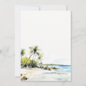 Tropical Coastal Destination Weekend Party 招待状 (裏面)