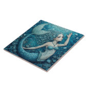 Tropical Coastal Fantasy Mermaid Luxury Decorative タイル (側面)