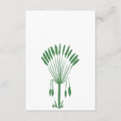 Tropical Coastal Retro Destination Wedding Details エンクロージャーカード (裏面)