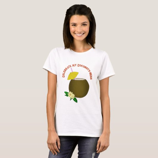 Tropical Coconut Drink Tシャツ (正面フル)