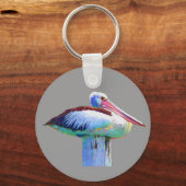 Tropical Colored Pelican キーホルダー (正面)